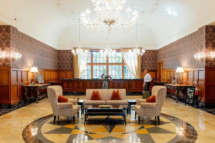Lobby sitting area