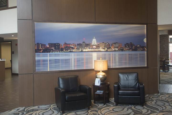 Lobby sitting area