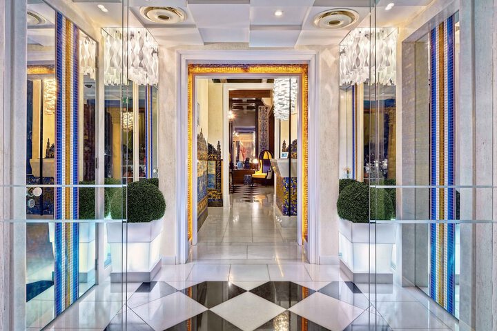 Interior entrance