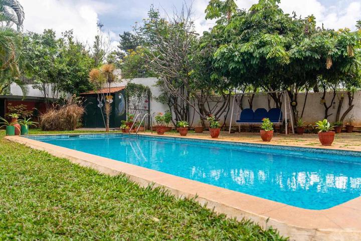 Exterior of 3BR Firefly Homestay with Private Pool & Terrace Access Whitefield Road