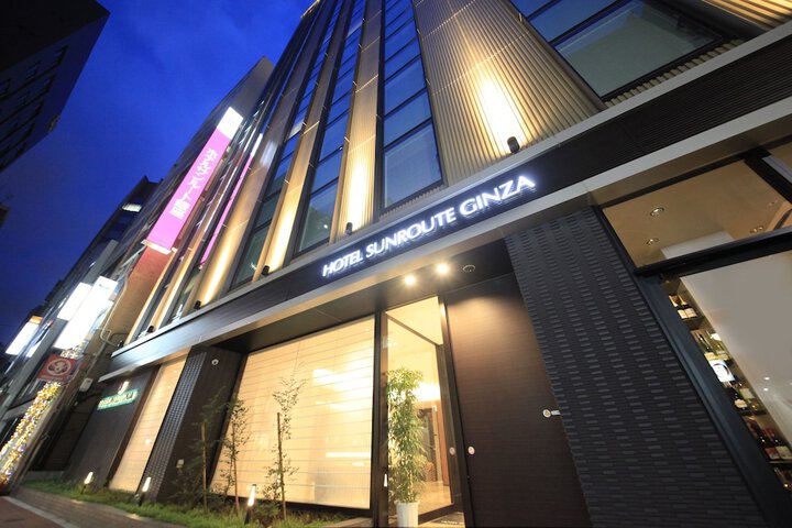 Exterior of Hotel Sunroute Ginza