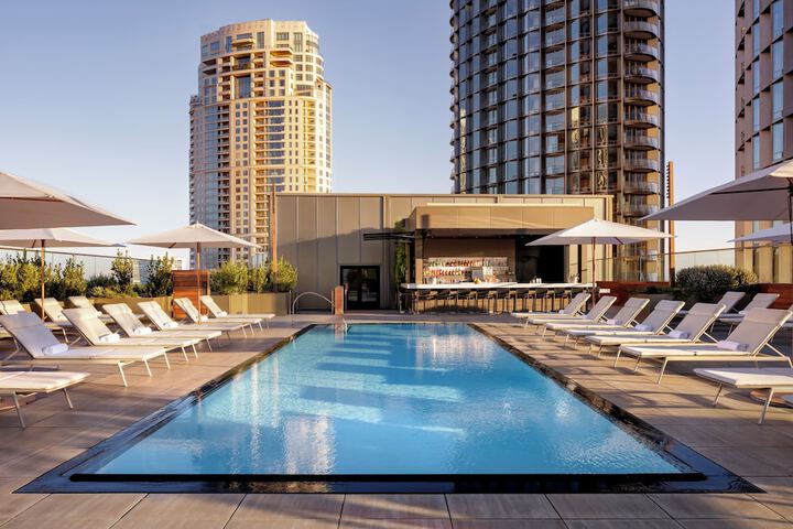Rooftop pool