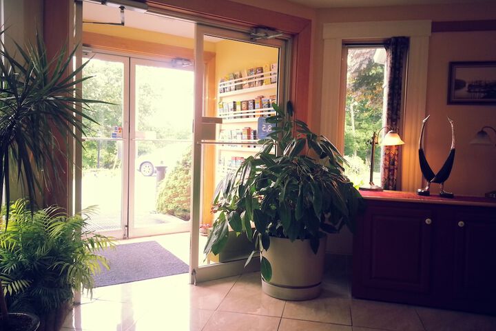Interior entrance