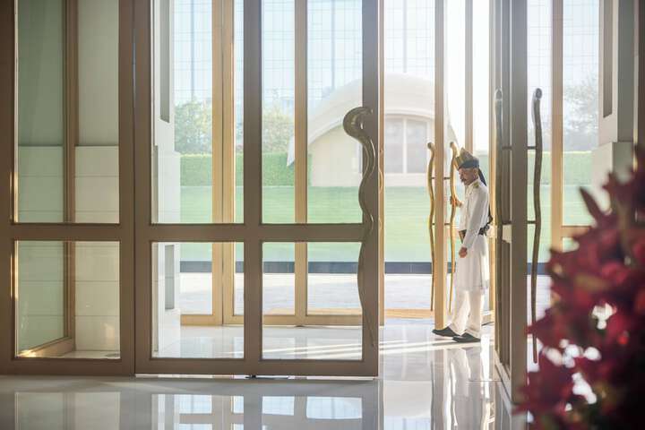 Interior entrance