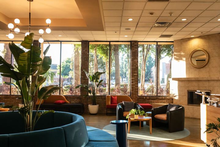 Lobby sitting area