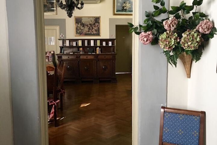 Interior entrance