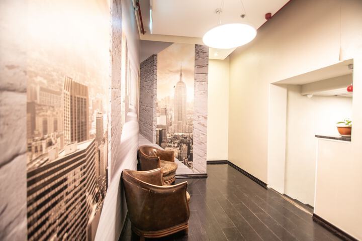 Lobby sitting area