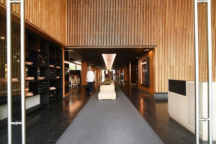 Interior entrance