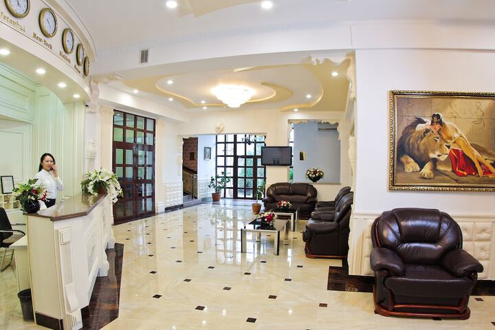 Interior entrance