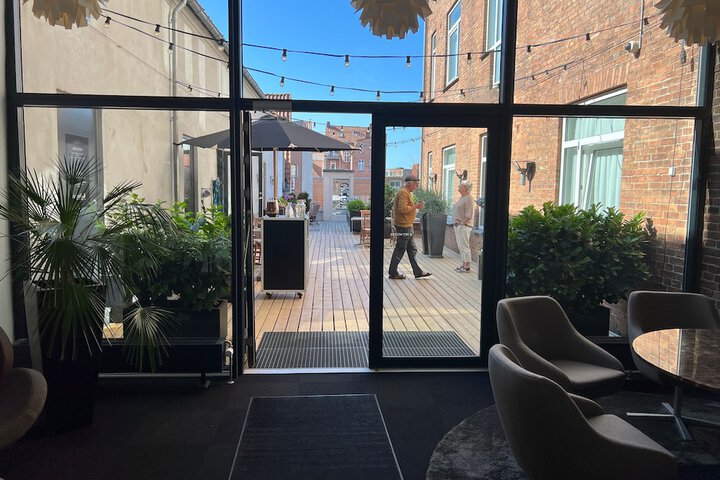 Interior entrance