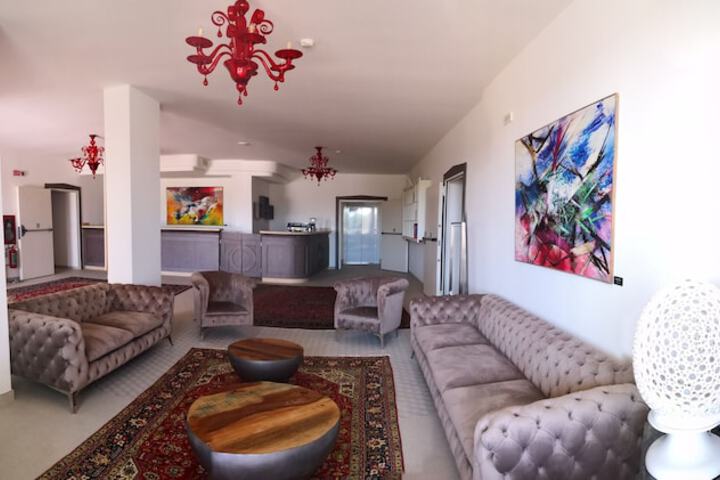 Lobby sitting area