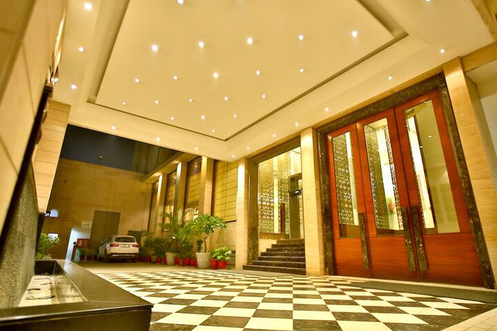 Interior entrance