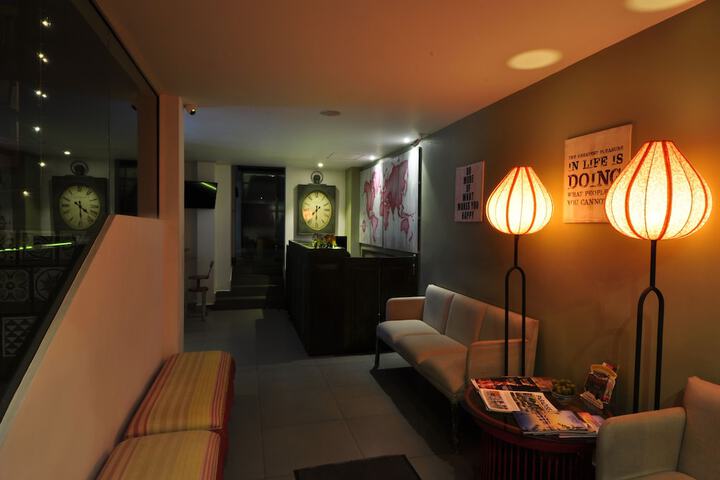 Interior entrance