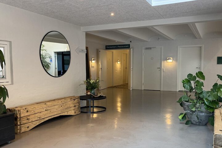 Interior entrance
