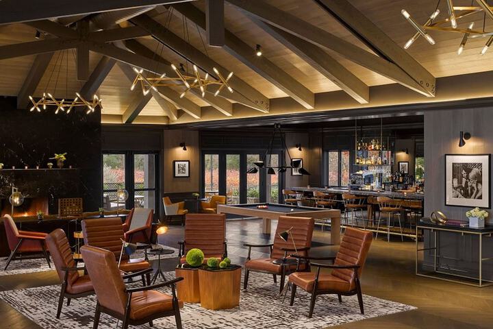 Lobby sitting area