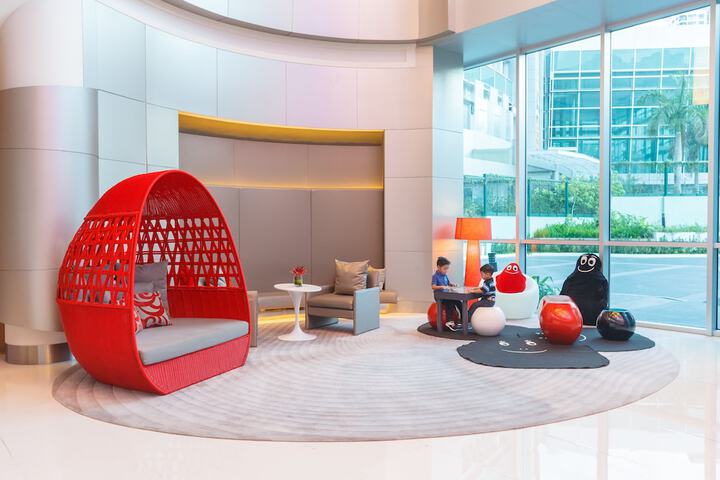 Lobby sitting area