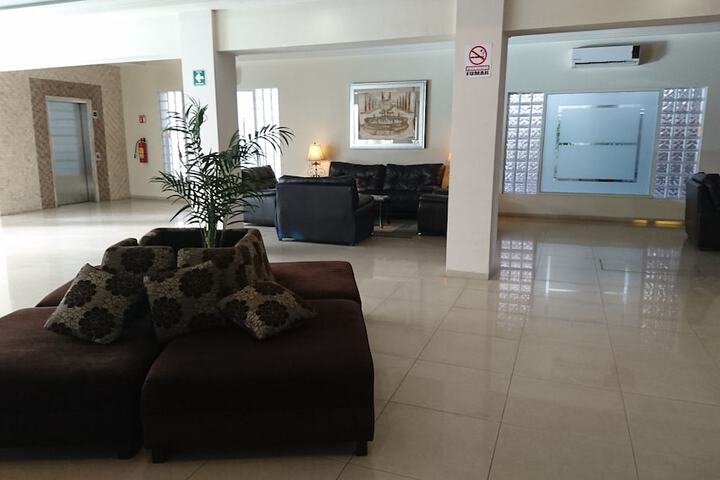 Interior entrance