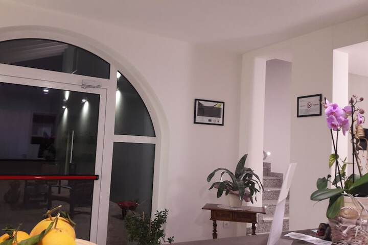 Interior entrance
