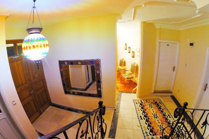 Interior entrance
