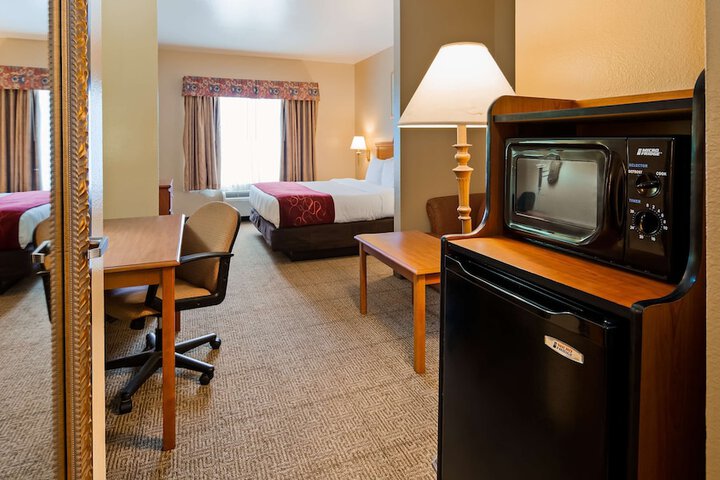 1 King Bed Flat Screen Television Microwave and Refrigerator High Speed Internet Accessible (7 of 11)