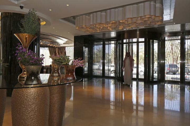 Interior entrance