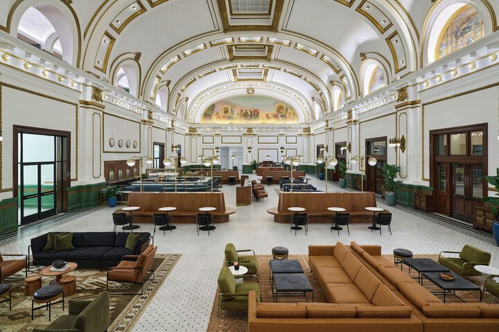 Interior entrance