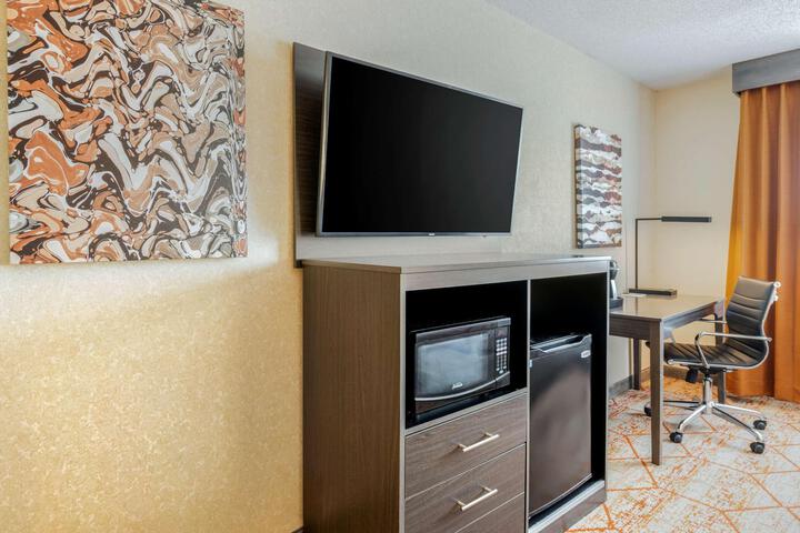 Accessible 1 King Mobility Accessible Bathtub Microwave and Refrigerator Full Breakfast (13 of 17)