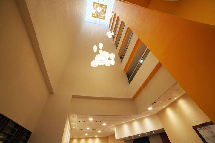Interior entrance