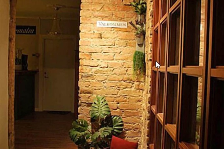 Interior entrance