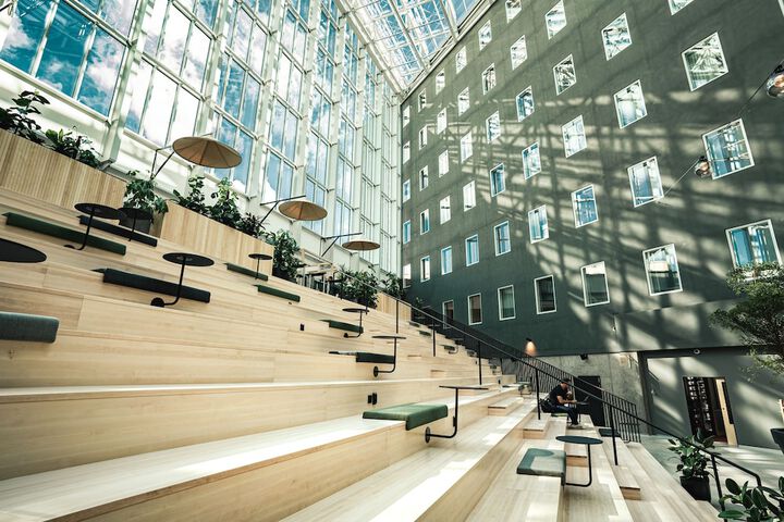 Lobby sitting area