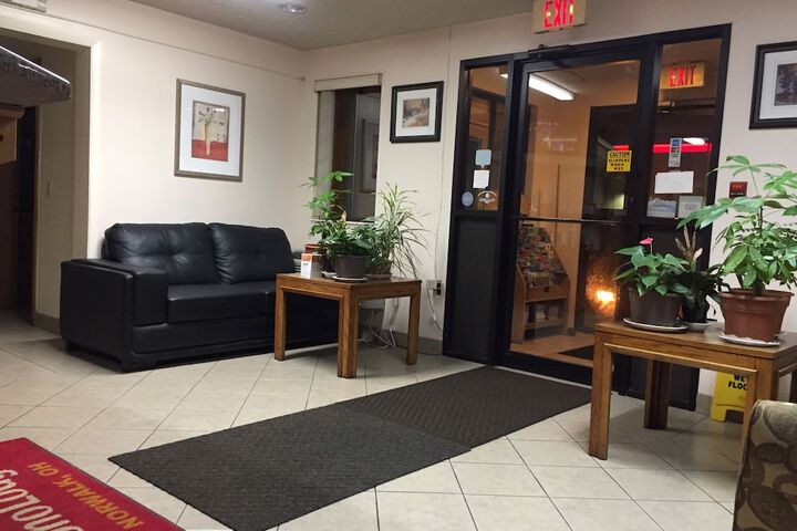 Interior entrance