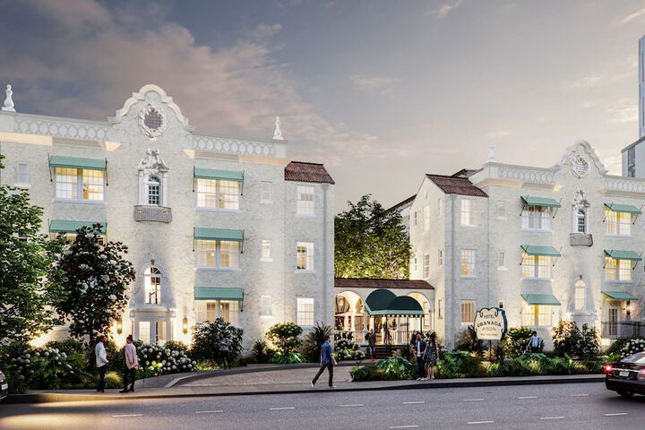 Front of property - evening/night