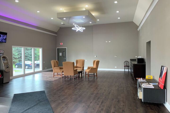 Lobby sitting area