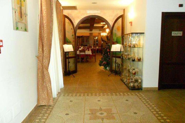Interior entrance