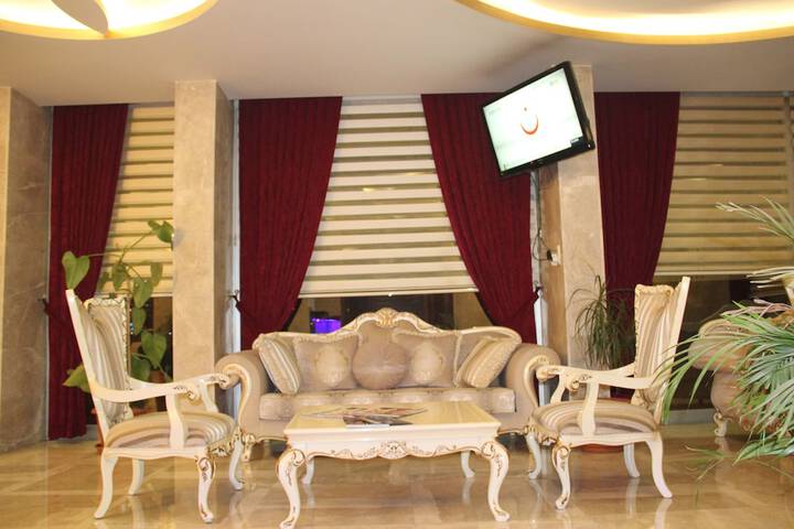 Lobby sitting area