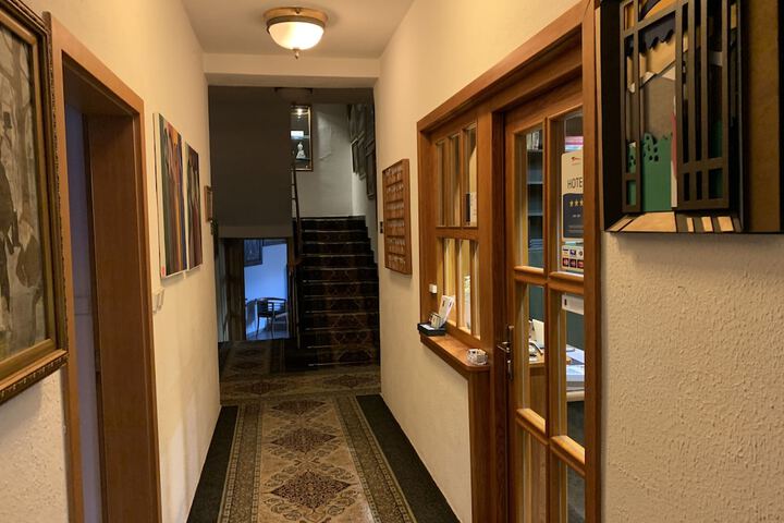 Interior entrance