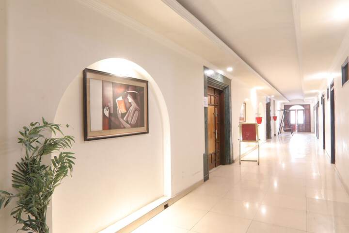 Interior entrance