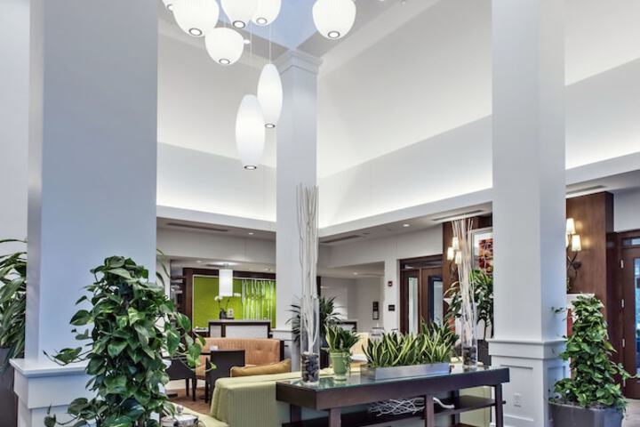 Lobby sitting area