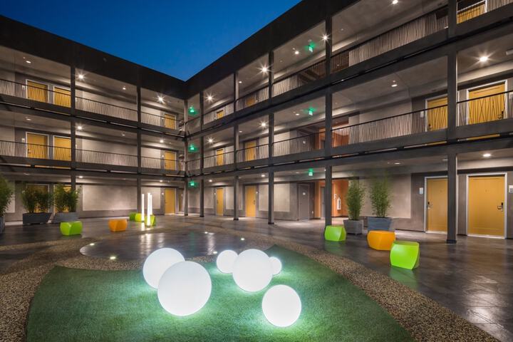 Courtyard view