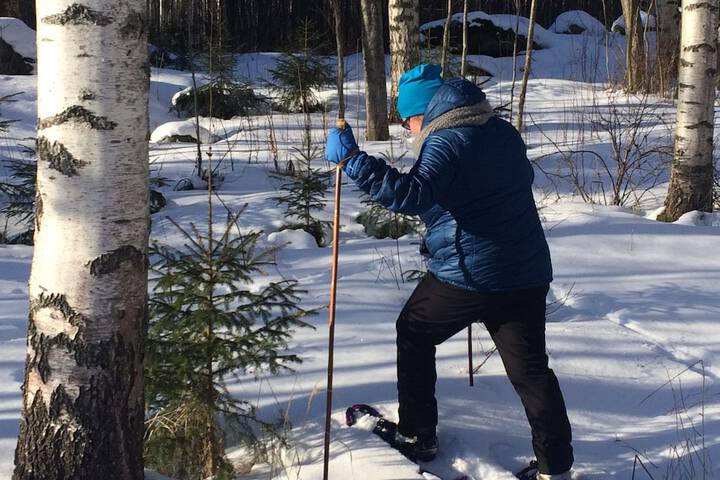 Snowshoeing