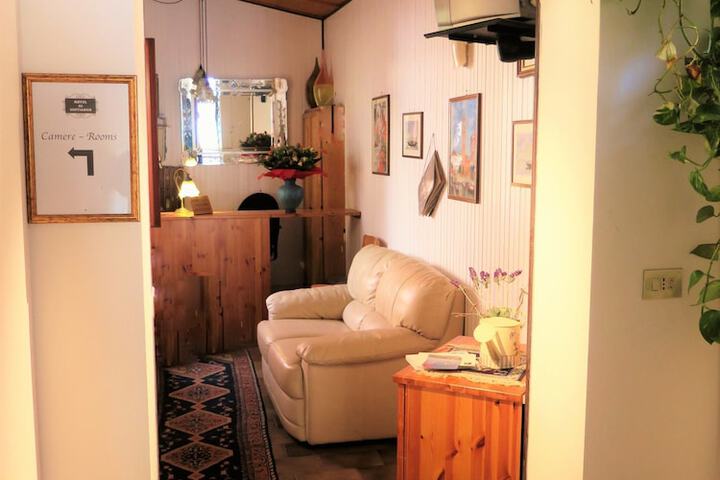Interior entrance
