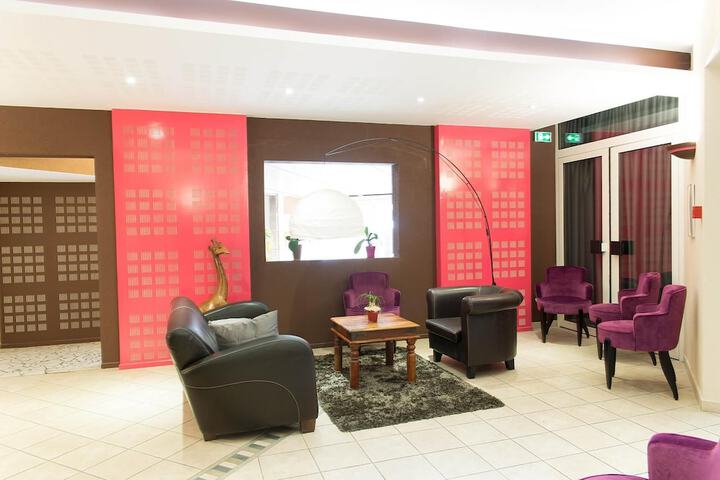 Lobby sitting area