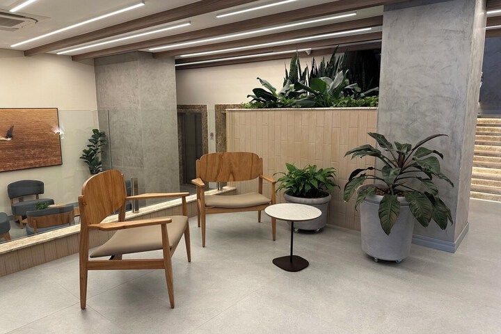 Lobby sitting area