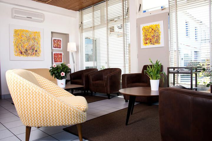Lobby sitting area