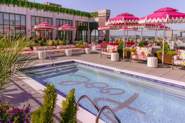 Rooftop pool