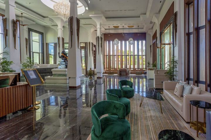 Lobby sitting area
