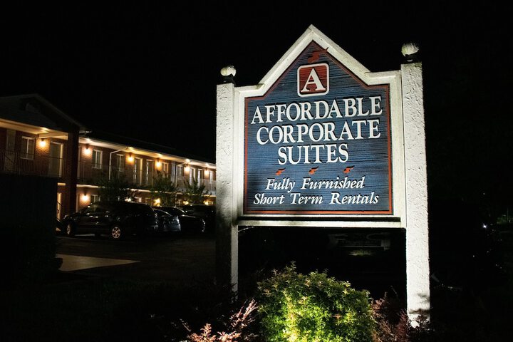 Front of property - evening/night