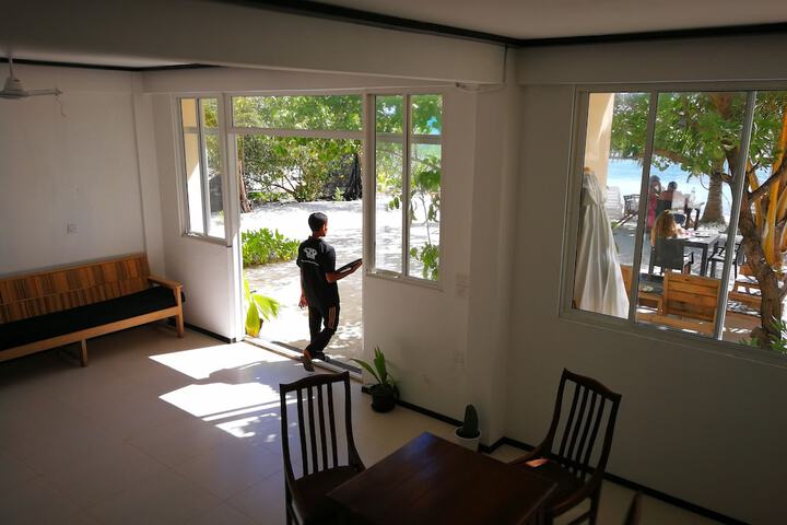 Interior entrance