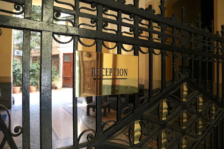 Interior entrance