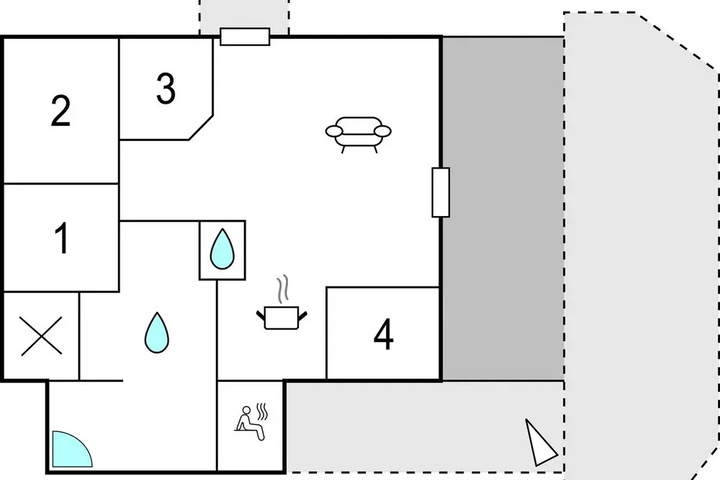 Beautiful Home in Vittaryd With 4 Bedrooms Sauna and Wifi